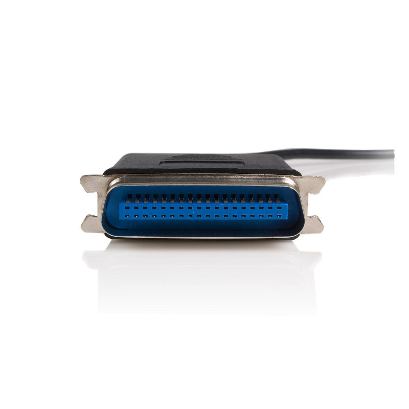 StarTech ICUSB128410 10 ft USB to Parallel Printer Adapter - M/M